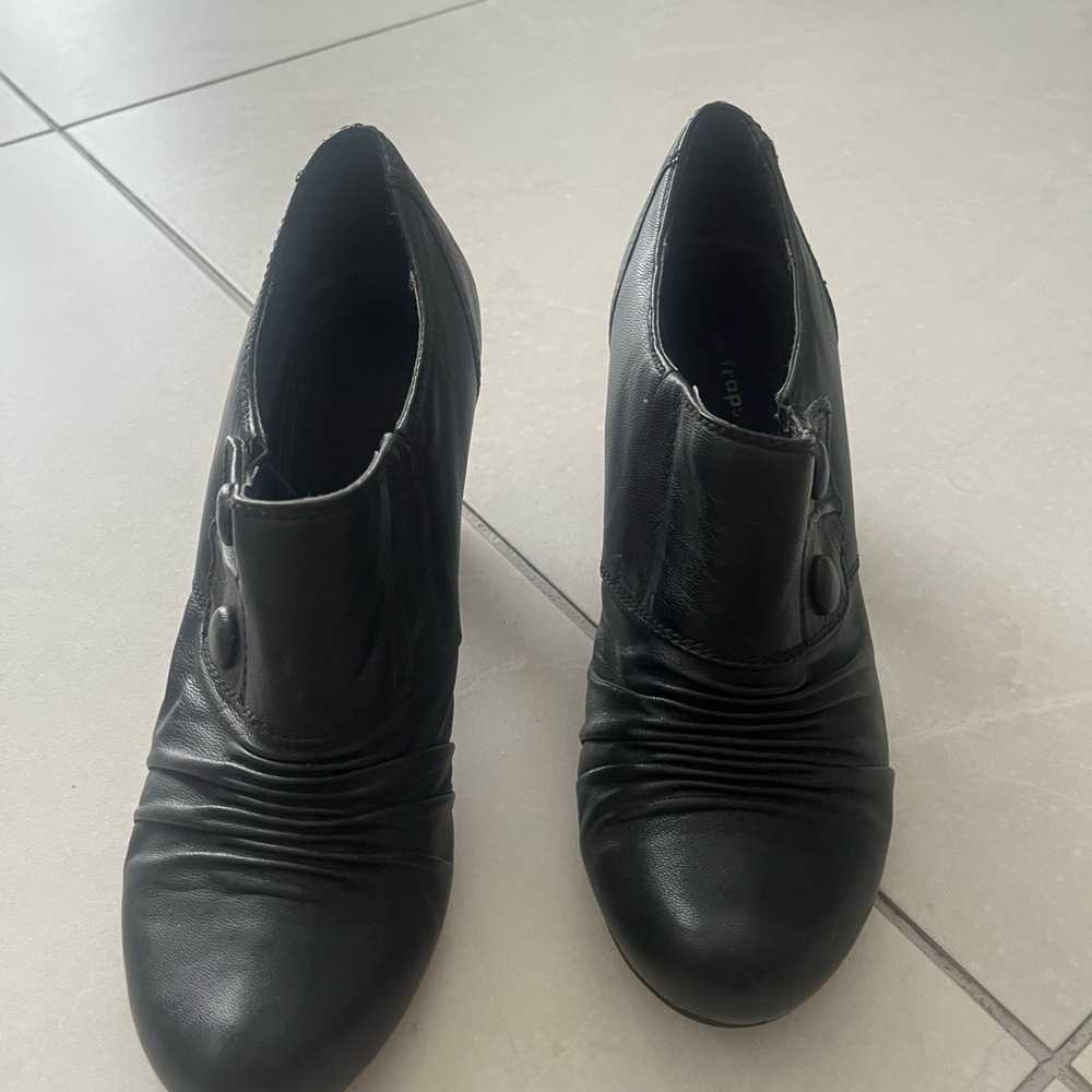 BareTraps Black Ankle Booties